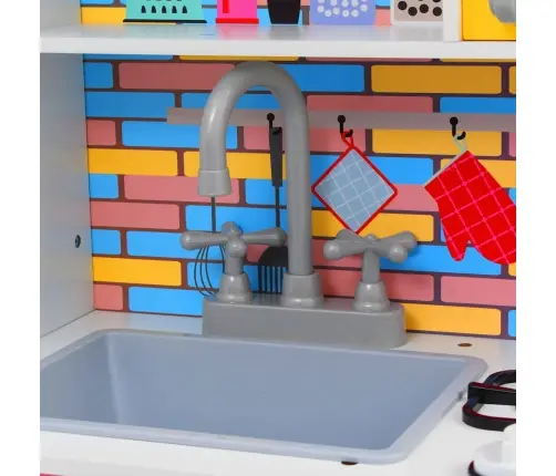 Vaikiška Virtuvėlė, Įvairių Spalvų, 80X30X85cm Mdf