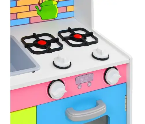 Vaikiška Virtuvėlė, Įvairių Spalvų, 80X30X85cm Mdf