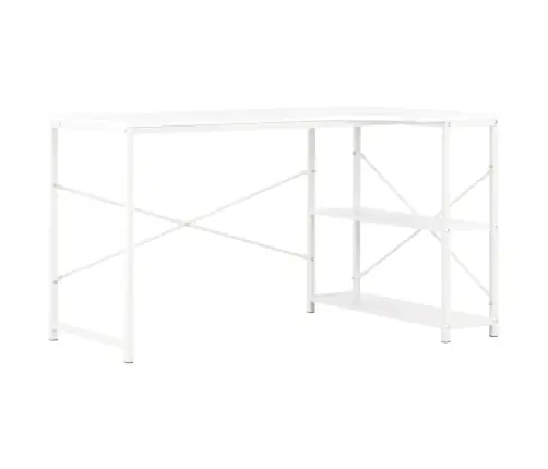 Datorgalds, Balts, 120X72X70 Cm Vidaxl