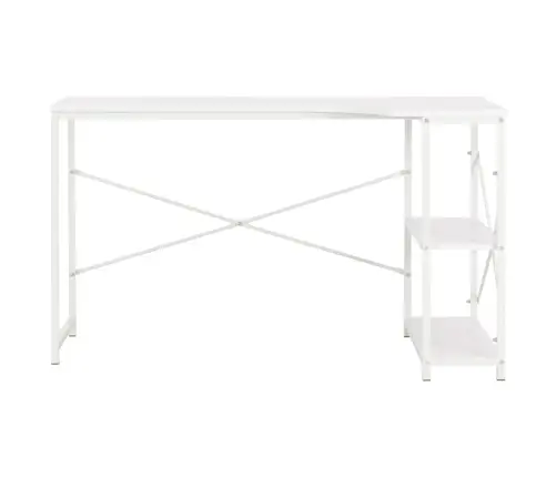 Datorgalds, Balts, 120X72X70 Cm Vidaxl