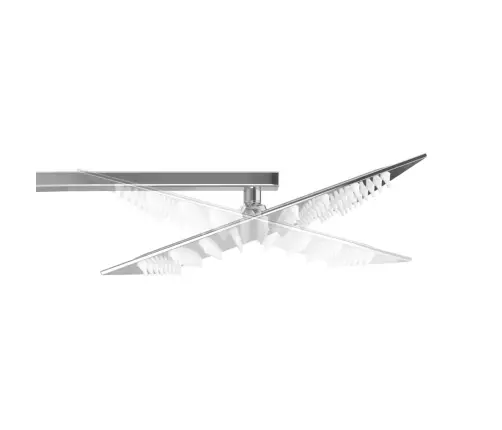 Kahe Otsakuga Dušikomplekt Termostaadiga Roostevaba Teras