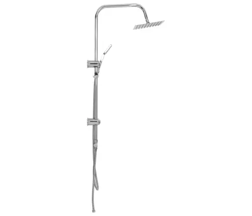 Dušas Komplekts Ar Rokas Dušu, Nerūsējošs Tērauds Vidaxl