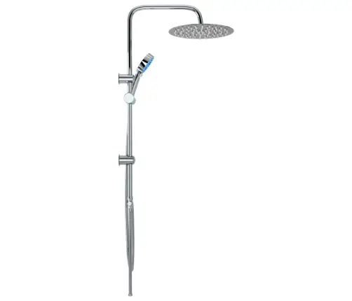 Kahe Otsakuga Dušikomplekt Käsidušiga, Roostevaba Teras