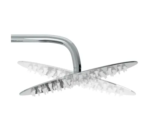 Kahe Otsakuga Dušikomplekt Käsidušiga, Roostevaba Teras