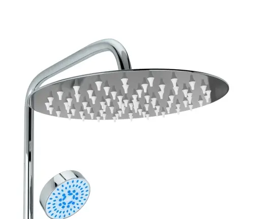 Kahe Otsakuga Dušikomplekt Käsidušiga, Roostevaba Teras