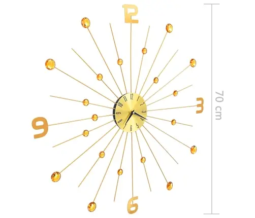 Seinakell Metall 70 Cm Kuldne