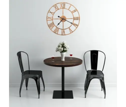 Sienas Pulkstenis, 40 Cm, Metāls, Zelta Krāsa Vidaxl