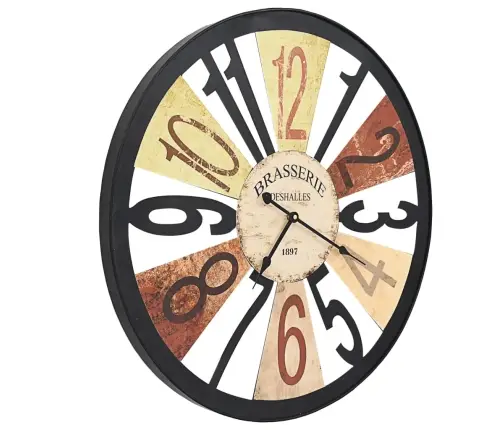 Sienas Pulkstenis, 60 Cm, Metāls, Daudzkrāsains Vidaxl