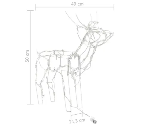 Jõulutuled Põhjapõtradega 229 Lediga