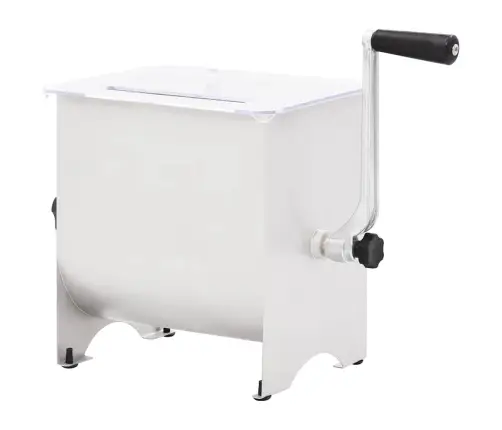 Manuāls Gaļas Maisītājs Ar Vāku, Nerūsējošs Tērauds Vidaxl