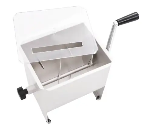 Manuāls Gaļas Maisītājs Ar Vāku, Nerūsējošs Tērauds Vidaxl