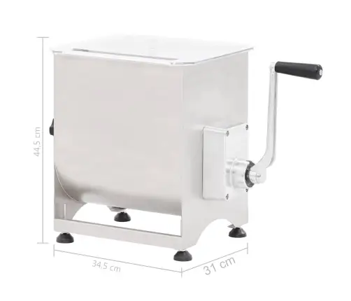 Lihasegaja Käigukastiga Hõbedane Roostevaba Teras