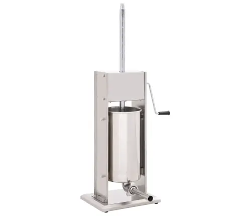 Manuāls Desu Pildītājs, Sudraba Krāsa, 15 L, Nerūsējošs Tērauds  Vidaxl