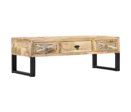 Kafijas Galdiņš, 110X50X38 Cm, Mango Masīvkoks Vidaxl