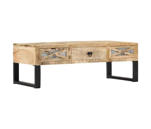 Kafijas Galdiņš, 110X50X38 Cm, Mango Masīvkoks Vidaxl