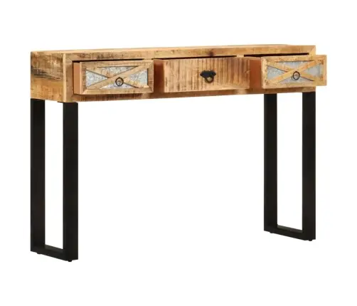 Konsoollaud 110 X 30 X 76 Cm Toekast Mangopuidust