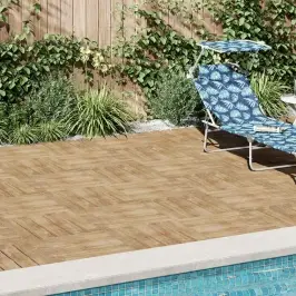 Terrassiplaadid 30 Tk, 50 X 50 cm Puit, Pruun