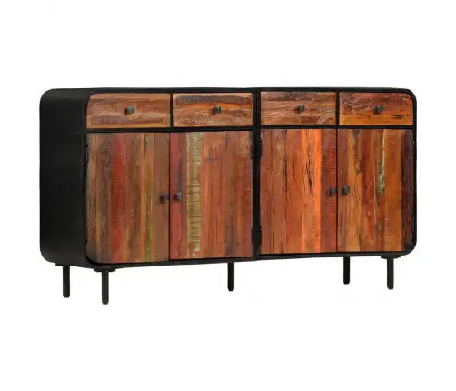 Taaskasutatud Puidust Puhvetkapp 140 X 35 X 76 Cm