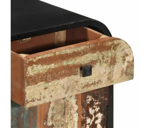 Taaskasutatud Puidust Puhvetkapp 140 X 35 X 76 Cm