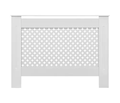 Radiatora Pārsegs, Balts, 112X19X81,5 Cm, Mdf Vidaxl