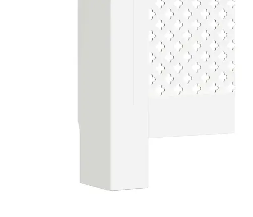 Radiatora Pārsegs, Balts, 112X19X81,5 Cm, Mdf Vidaxl