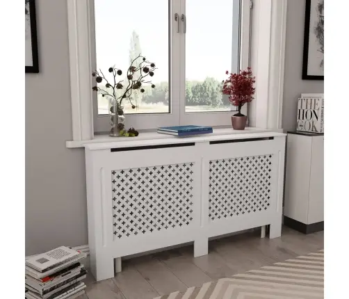 Radiatoriaus Uždangalas, Baltos Sp., 152X19X81,5cm Mdf