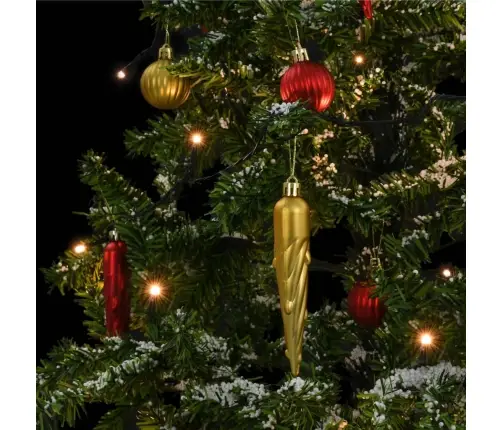 Mākslīgā Ziemassvētku Egle Ar Sniegu Un Pamatni, Zaļa, 140 Cm Vidaxl