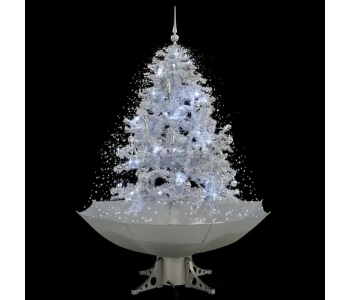 Kalėdų Eglutė Su Sniego Fun. Ir Skėč. Form. Pagr., Balta, 140Cm