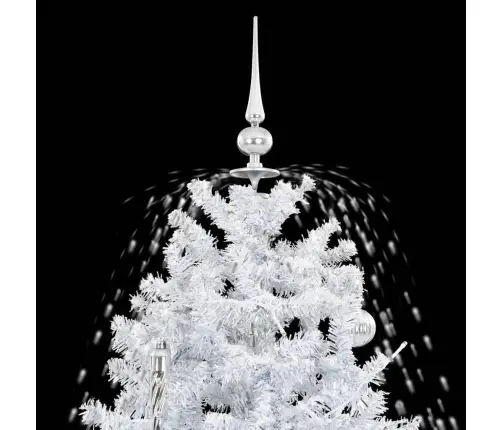 Lumesajuga Jõulukuusk Vihmavarjualusega Valge 170 Cm