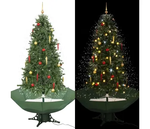 Mākslīgā Ziemassvētku Egle Ar Sniegu Un Pamatni, Zaļa, 190 Cm Vidaxl Mākslīgā Ziemassvētku Egle Ar Sniegu Un Pamatni, Zaļa, 190 Cm Vidaxl