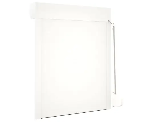 Ruļļu Slēģis, 80X100 Cm, Alumīnijs, Balts Vidaxl