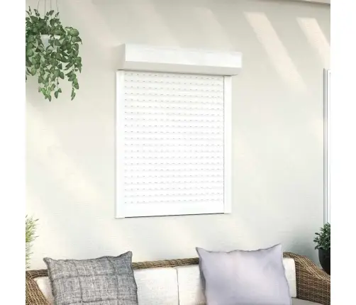 Ruļļu Slēģis, 80X100 Cm, Alumīnijs, Balts Vidaxl