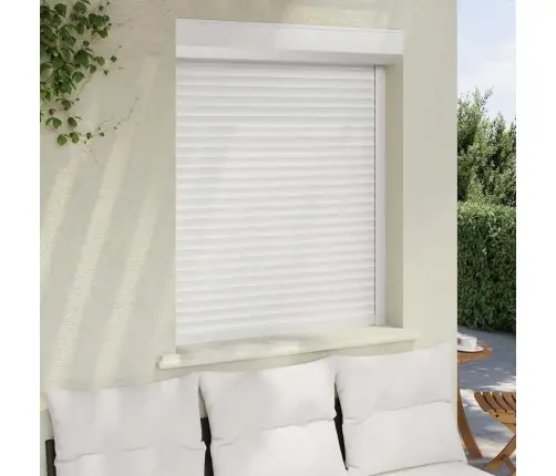 Ruļļu Slēģis, 100X120 Cm, Alumīnijs, Balts Vidaxl