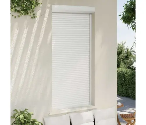 Ruļļu Slēģis, 100X210 Cm, Alumīnijs, Balts Vidaxl