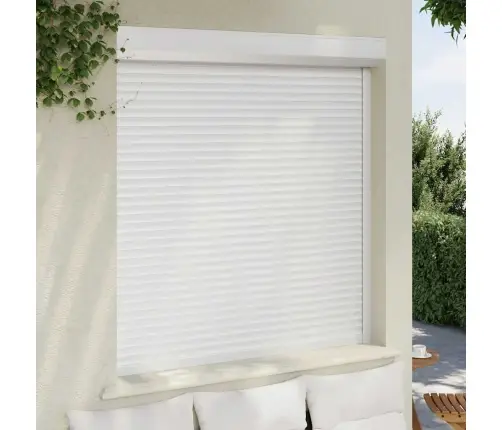 Ruļļu Slēģis, 140X150 Cm, Alumīnijs, Balts Vidaxl