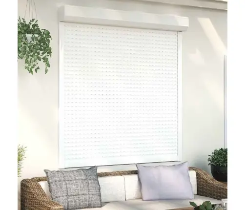 Ruļļu Slēģis, 140X150 Cm, Alumīnijs, Balts Vidaxl