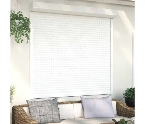 Ruļļu Slēģis, 160X150 Cm, Alumīnijs, Balts Vidaxl