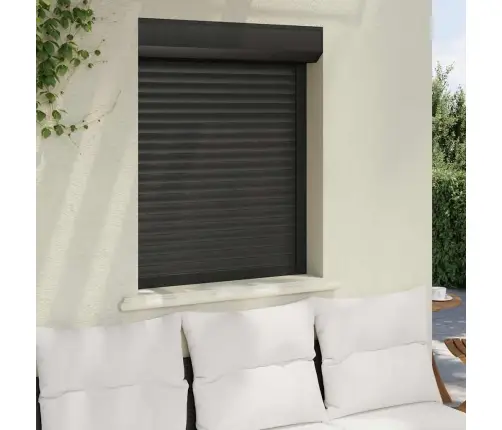 Ruļļu Slēģis, 80X100 Cm, Alumīnijs, Antracītpelēks Vidaxl