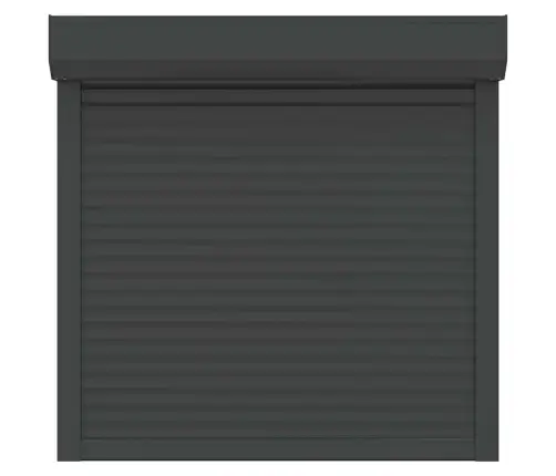 Ruļļu Slēģis, 100X100 Cm, Alumīnijs, Antracītpelēks Vidaxl