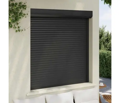 Ruļļu Slēģis, 130X140 Cm, Alumīnijs, Antracītpelēks Vidaxl