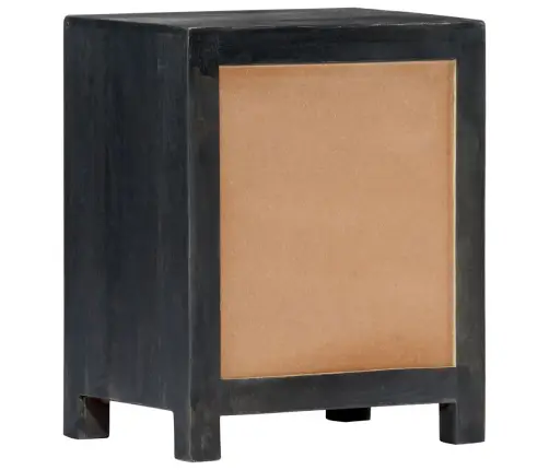 Naktsskapītis, 40X30X50 Cm, Pelēks, Mango Masīvkoks Vidaxl