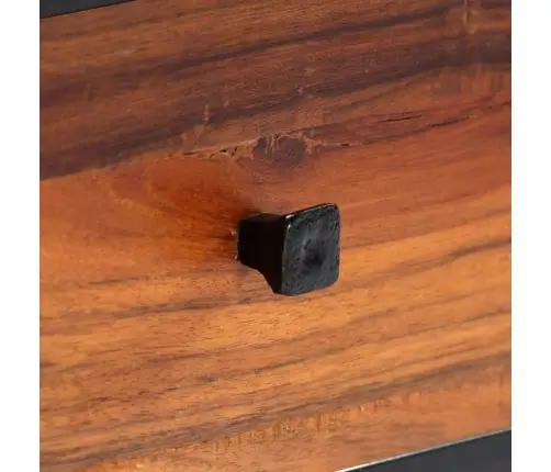 Tv Skapītis, 120X30X40 Cm, Pārstrādāts Masīvkoks Un Tērauds Vidaxl