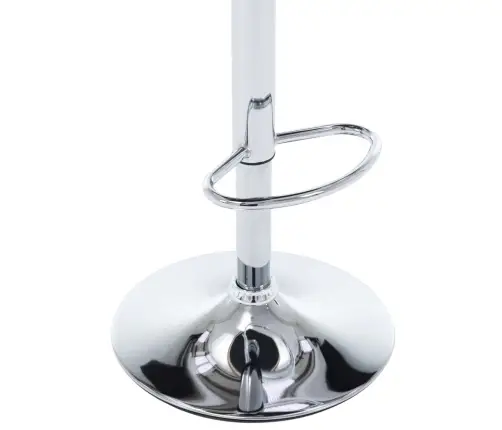 Bāra Krēsli, 2 Gab., Krēmkrāsas Mākslīgā Āda, Liekts Koks Vidaxl