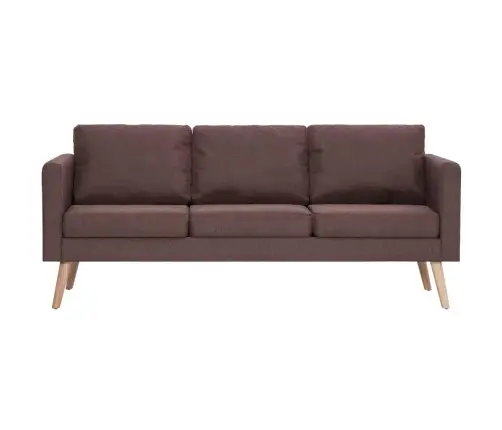 Sofų Komplektas, 2D., Rudas, Audinys