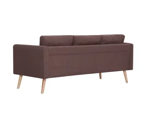 Sofų Komplektas, 2D., Rudas, Audinys