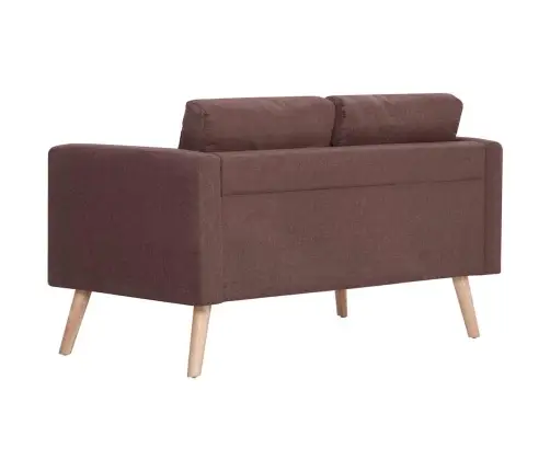 Sofų Komplektas, 2D., Rudas, Audinys