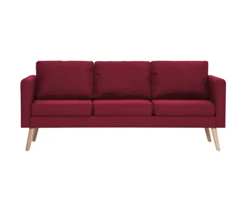 2-Osaline Diivanikomplekt, Kangas, Veinipunane