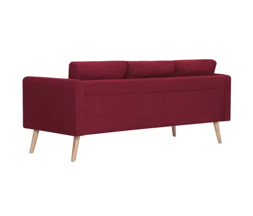 2-Osaline Diivanikomplekt, Kangas, Veinipunane