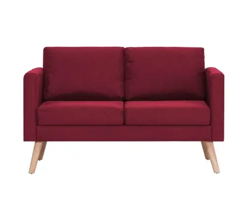 2-Osaline Diivanikomplekt, Kangas, Veinipunane