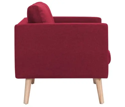2-Osaline Diivanikomplekt, Kangas, Veinipunane